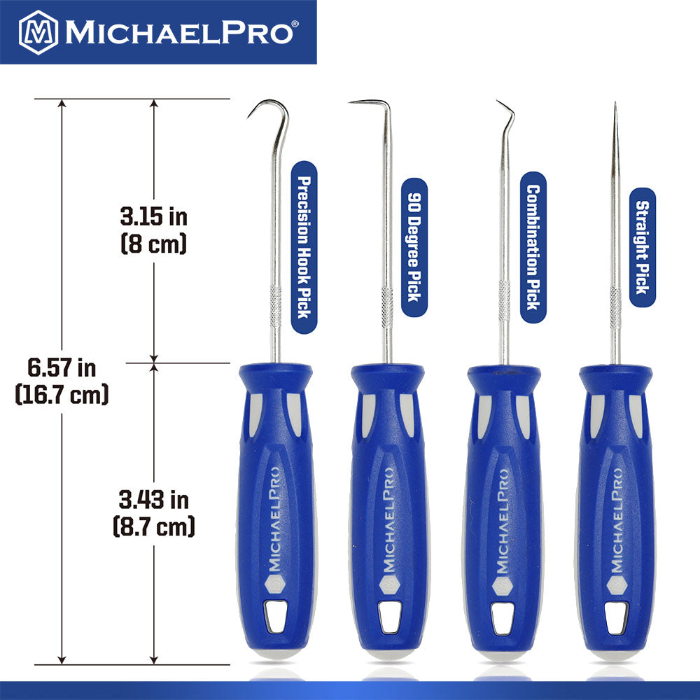 4-Piece Precision Hook and Pick Set (MP002037)