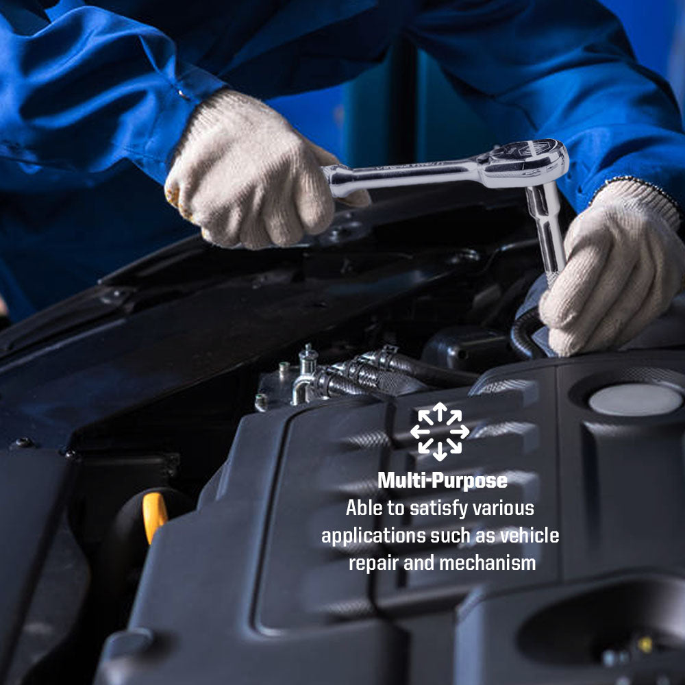 50-Piece 3/8" Drive 90 Tooth Deep Socket Set (MP005060)