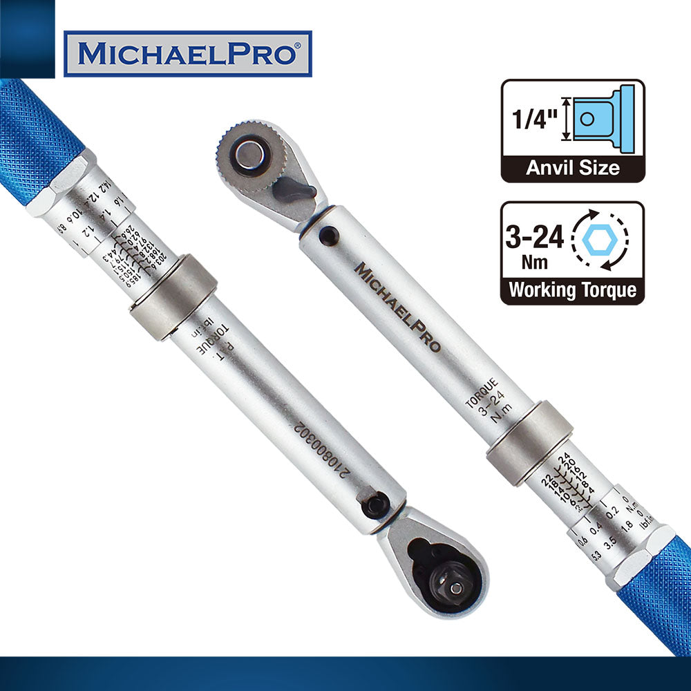 1/4" Drive Click Torque Wrench Set (MP001199)