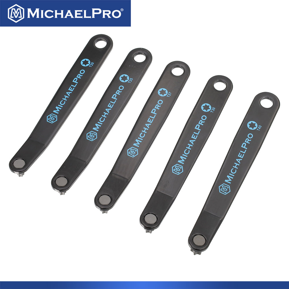 5-Piece Ultra Low Profile Angled Screwdriver Set - Star (MP002029) - MichaelPro