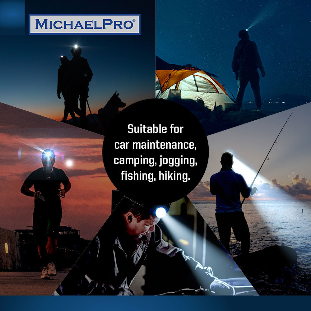 Waterproof Headlamp (MP008001) - MichaelPro