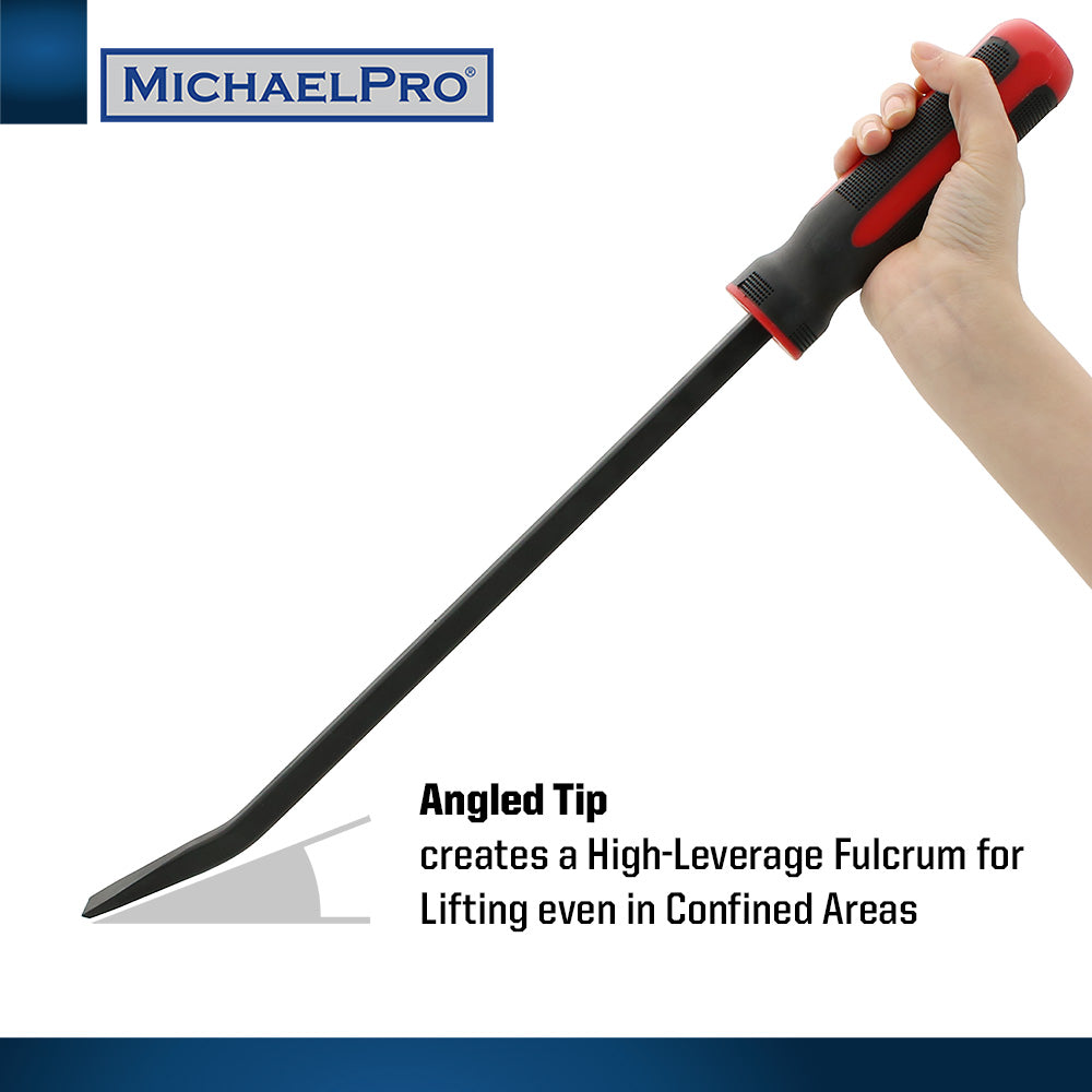4-Piece Pry Bar Set- 8", 12", 18", 24" (MP009070) - MichaelPro