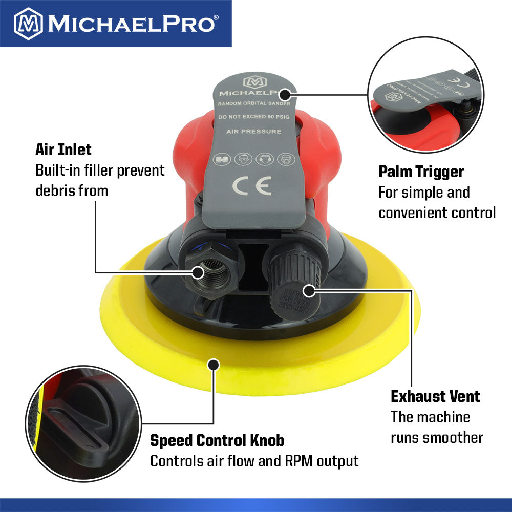 6-Inch Random Orbit Sander (MPA01041)