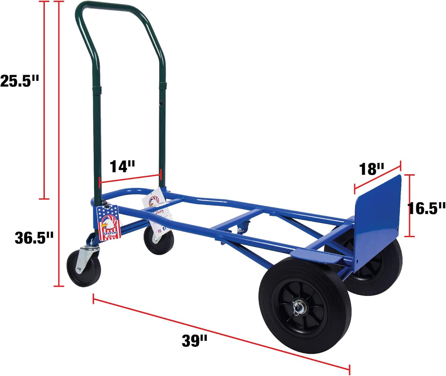 800 lbs Quick Latch Hand Truck (AL8801)