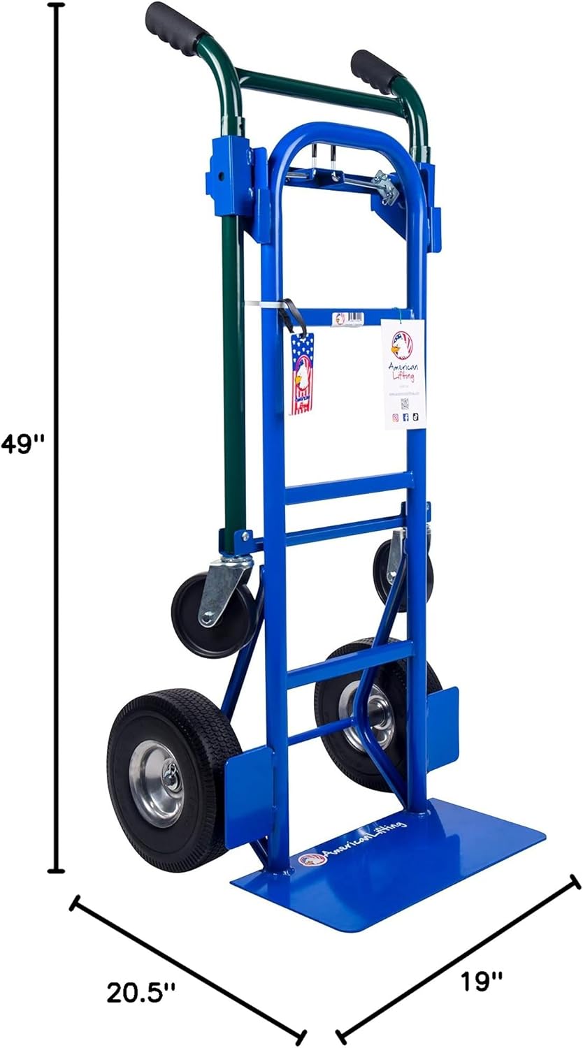 Quick Change 4-in-1 Convertible Hand Truck & Cart