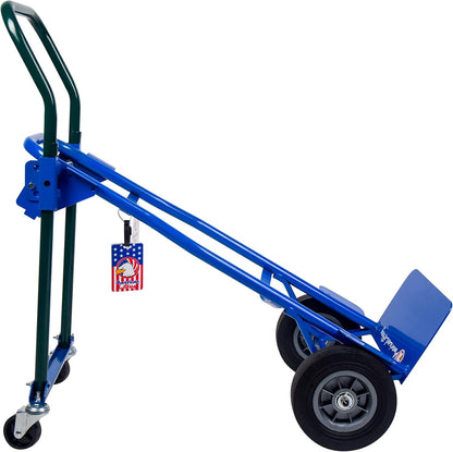 Multi-Position Incline 600 lb Capacity Hand Truck, Dolly and Cart (AL8600)
