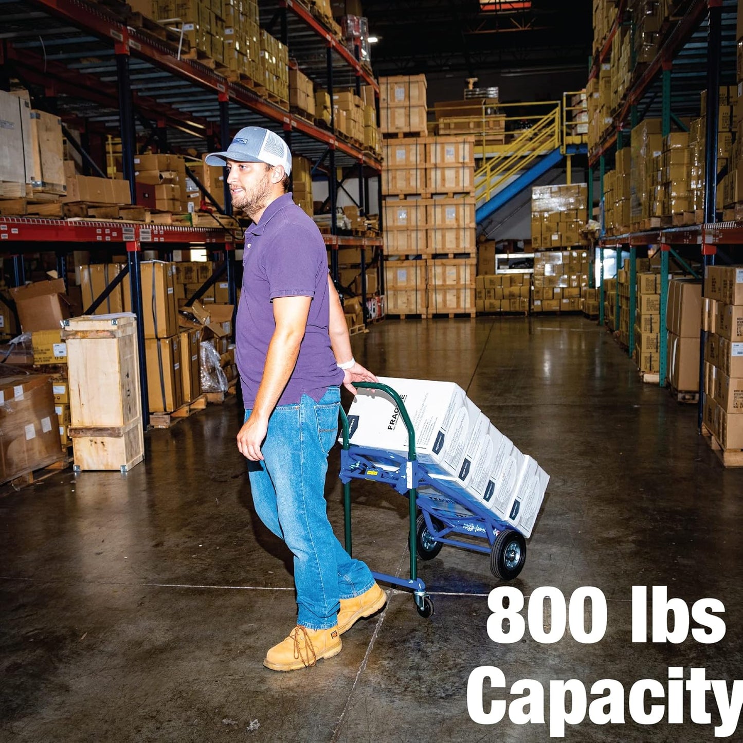 800 lbs Quick Latch Hand Truck (AL8801)