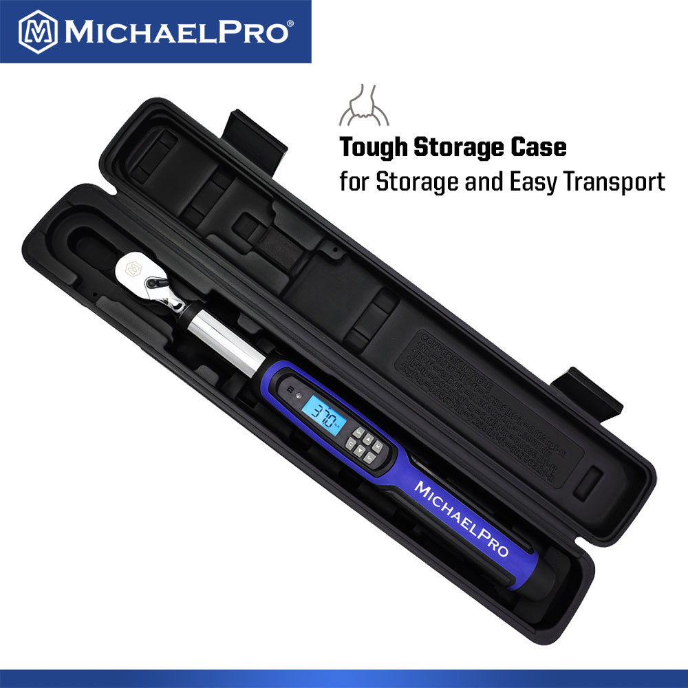 3/8" Drive Electronic Torque Wrench With Angle, 10 to 100 ft-lb (MP001224)