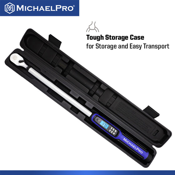 1/2" Drive Electronic Torque Wrench With Angle, 25 to 250 ft-lb (MP001225)