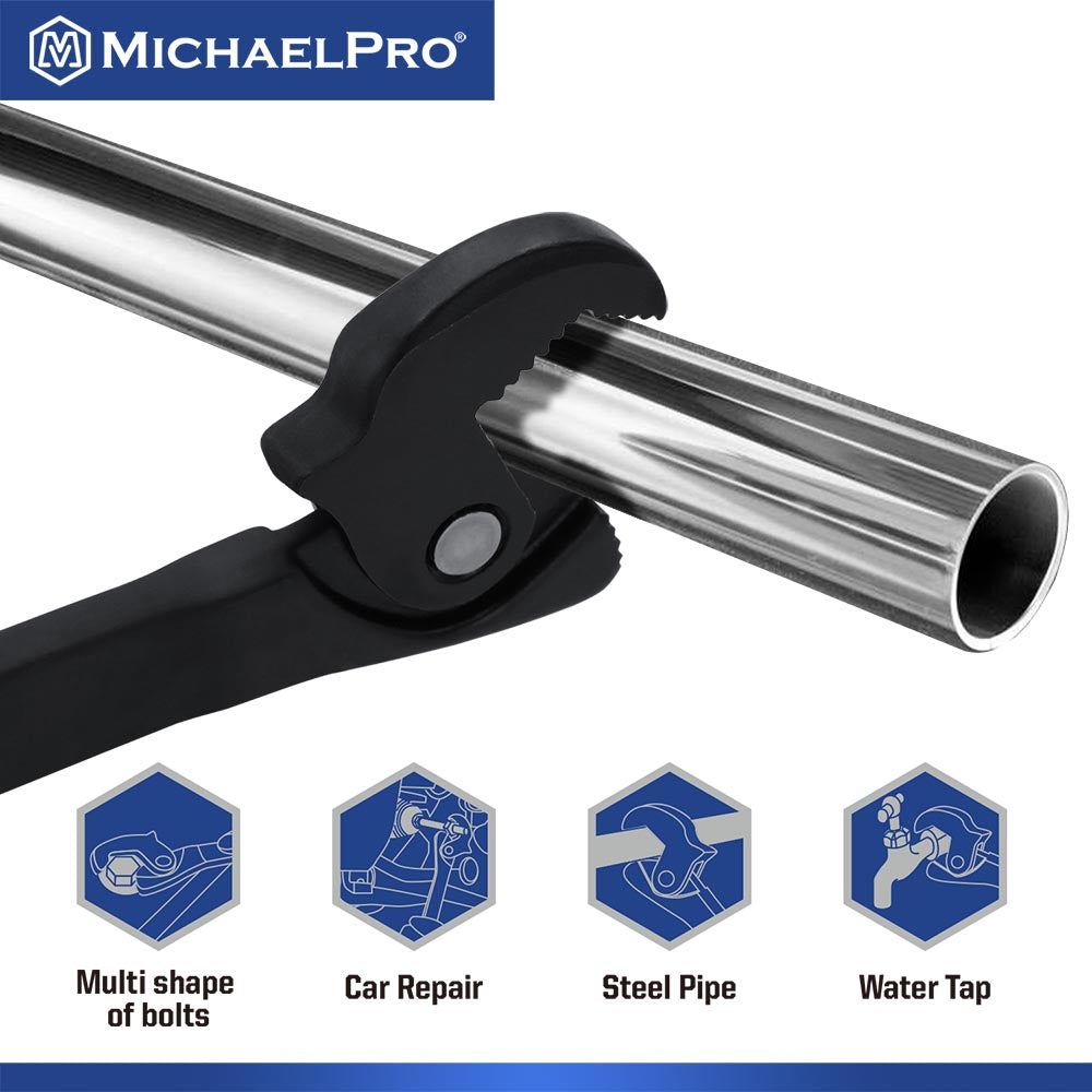 3/16” to 11/16" (5 to 17 mm) Dual Action Auto Size Adjusting Wrench (MP001229) - MichaelPro