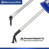 10-Piece Magnetic Screwdriver Set, Phillips & Flat (MP002035) - MichaelPro