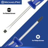 10-Piece Magnetic Screwdriver Set, Phillips & Flat (MP002035) - MichaelPro