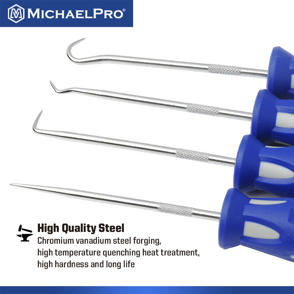 4-Piece Precision Hook and Pick Set (MP002037) – MichaelPro