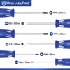 6-Piece Screwdriver Set, Phillips and Slotted Metric Screwdrivers (MP002041)