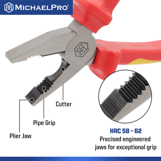 8-Inch Insulated Combination Plier (MP003066)
