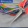 8-Inch Insulated Long Needle Nose Plier (MP003067)