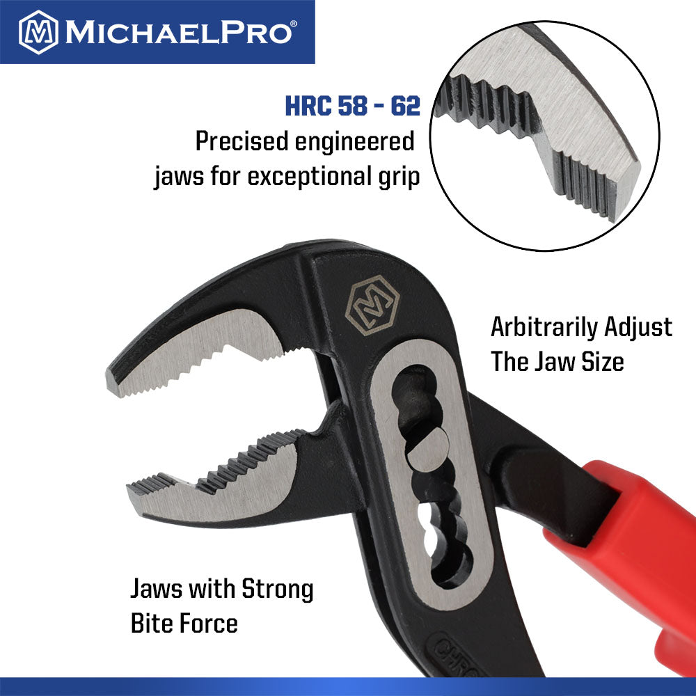 10-Inch Insulated Water Pump Plier (MP003068) - MichaelPro