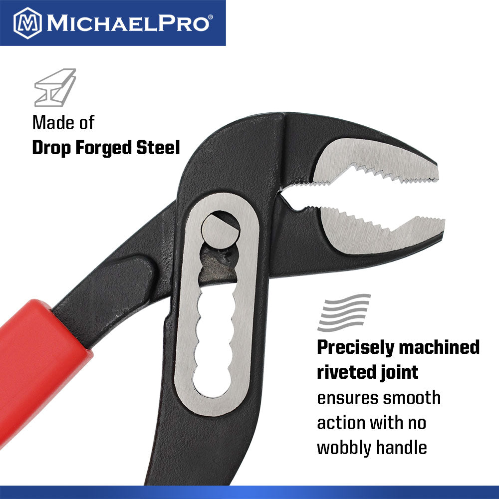 10-Inch Insulated Water Pump Plier (MP003068) - MichaelPro