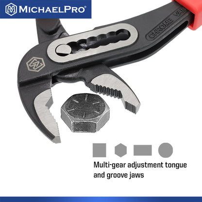 10-Inch Insulated Water Pump Plier (MP003068) - MichaelPro