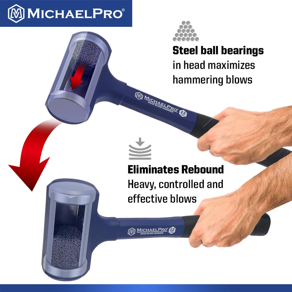 2.2 Lb Dead Blow Hammer (MP004028) - MichaelPro