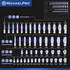 101 Pieces 3/8-Inch and 1/4-Inch Drive Socket Set (MP005004)