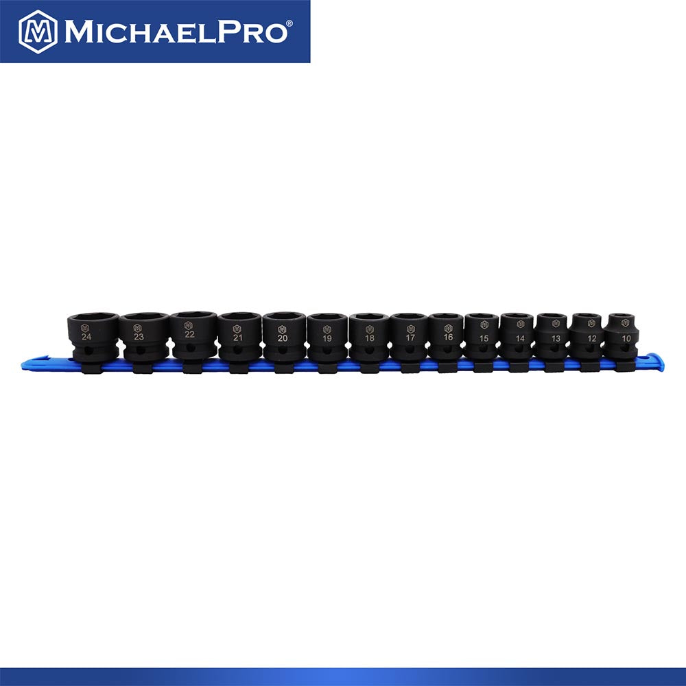 3/8” Drive 8-Piece Low Profile Impact Socket Set (MP005045)