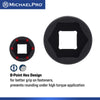 3/8” Drive 8-Piece Low Profile Impact Socket Set (MP005045)