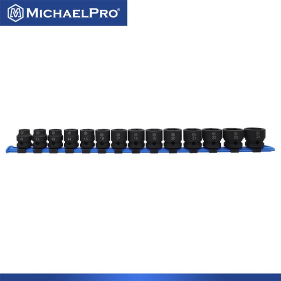1/2" Drive 14-Piece Low Profile Impact Socket Set (MP005046)