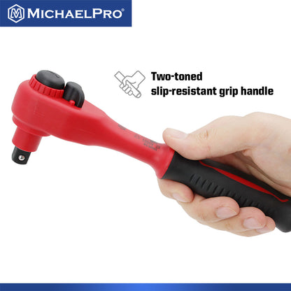 16-Piece 3/8" Drive VDE Insulated Socket Set (MP005047) - MichaelPro