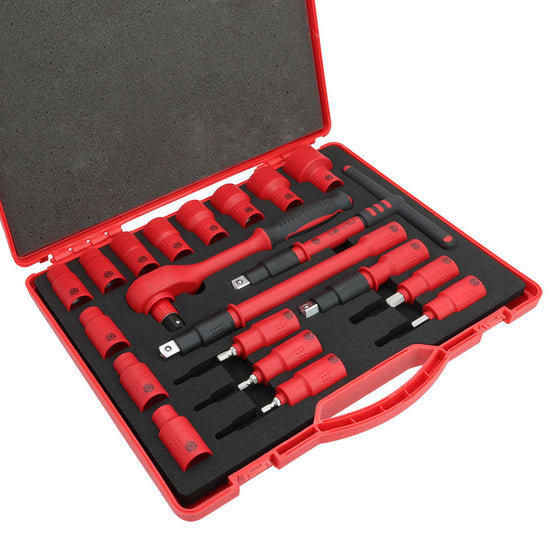 20-Piece 1/2" Drive VDE Insulated Socket Set (MP005048)