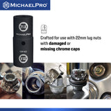 1/2" Drive 21.5 x 22.5mm Half Size Lug Nut Flip Socket (MP005052) - MichaelPro