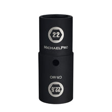  1/2" Drive 22 x 22.5mm Half Size Lug Nut Flip Socket (MP005053)