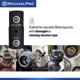 1/2" Drive 22 x 22.5mm Half Size Lug Nut Flip Socket (MP005053)