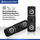 1/2" Drive 17 x 17.5mm Half Size Lug Nut Flip Socket (MP005054)