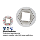 62-Piece 1/4" Drive 90 Tooth SAE/Metric Socket Set (MP005059) - MichaelPro