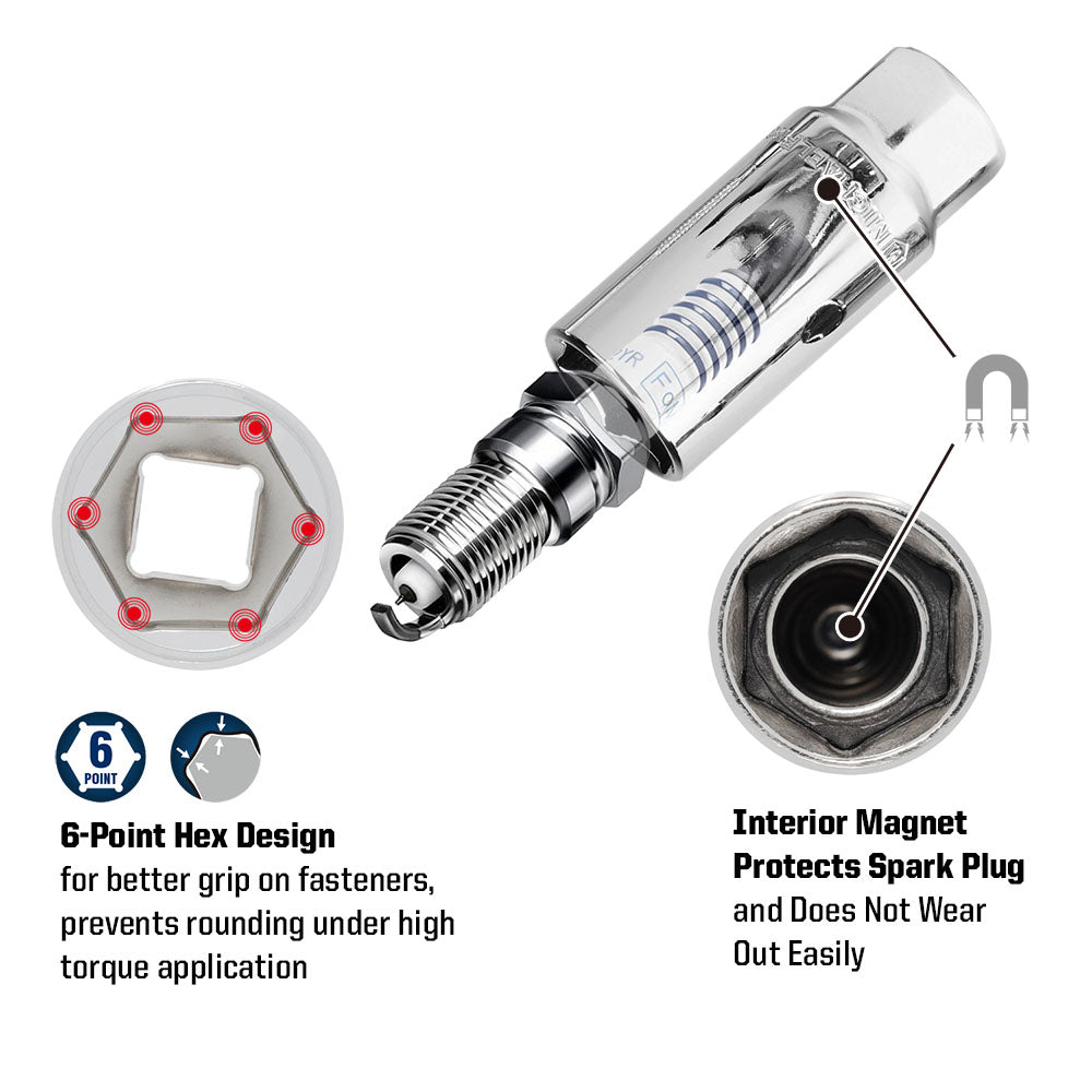 50-Piece 3/8" Drive 90 Tooth Deep Socket Set (MP005060)