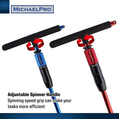 1/4" & 3/8" Drive 2 Way Speed Adjustable T-Handle Wrench Set (MP009015 / MP009015-XM) - MichaelPro