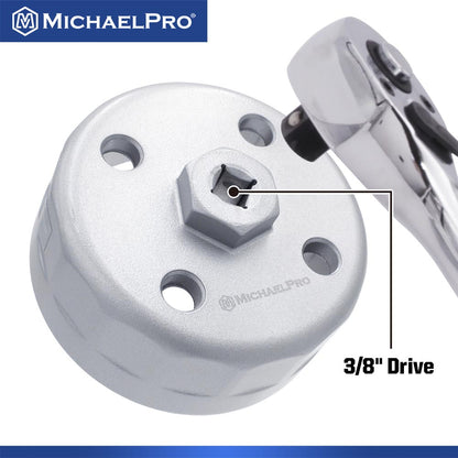 88.8mm Oil Filter Cap Wrench for Hyundai and Kia, 15 flutes (MP009097) - MichaelPro