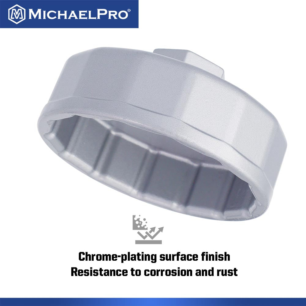 74.2mm Oil Filter Cap Wrench for Ford and Mazda, 14 flutes 