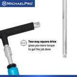 3-Piece 3/8" Drive 2 Way Speed Adjustable T Handle Wrench Set (MP009101)