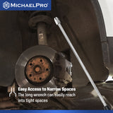 3-Piece 3/8" Drive 2 Way Speed Adjustable T Handle Wrench Set (MP009101)