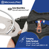 7-Inch Angled Electrician & Kevlar Scissors with Cable Crimping Terminal (MP010033)