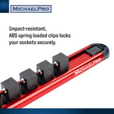 3-Piece Socket Organizer Rail Set- 1/4", 3/8", and 1/2" Drives (MP014001 / MP014040) - MichaelPro