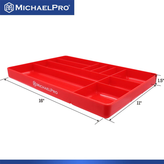 Low Profile Garage Tool Tray with Compartments (MP014036)