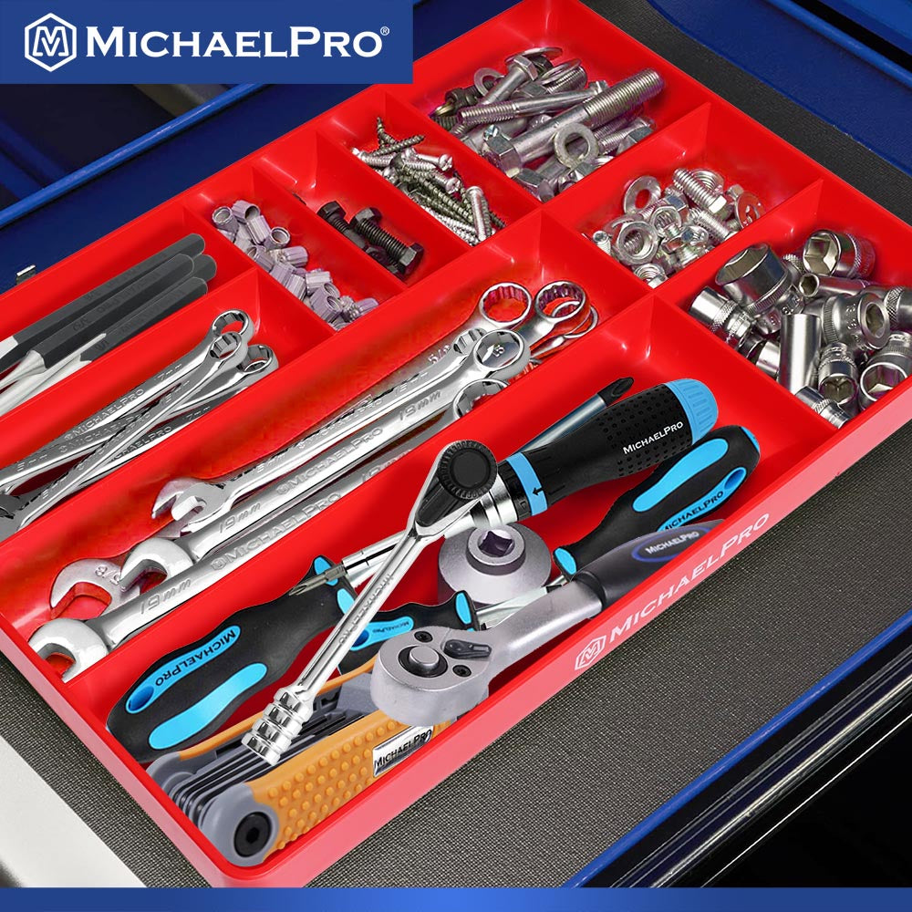 Low Profile Garage Tool Tray with Compartments (MP014036)