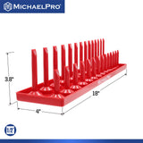 6-Piece Socket Tray for SAE and Metric Deep and Shallow Sockets (MP014037) - MichaelPro