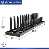 6-Piece Socket Tray for SAE and Metric Deep and Shallow Sockets (MP014037) - MichaelPro