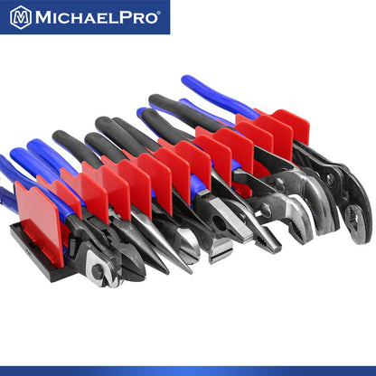 Adjustable Pliers Rack with Customizable Dividers, 12 Slots (MP014039) - MichaelPro