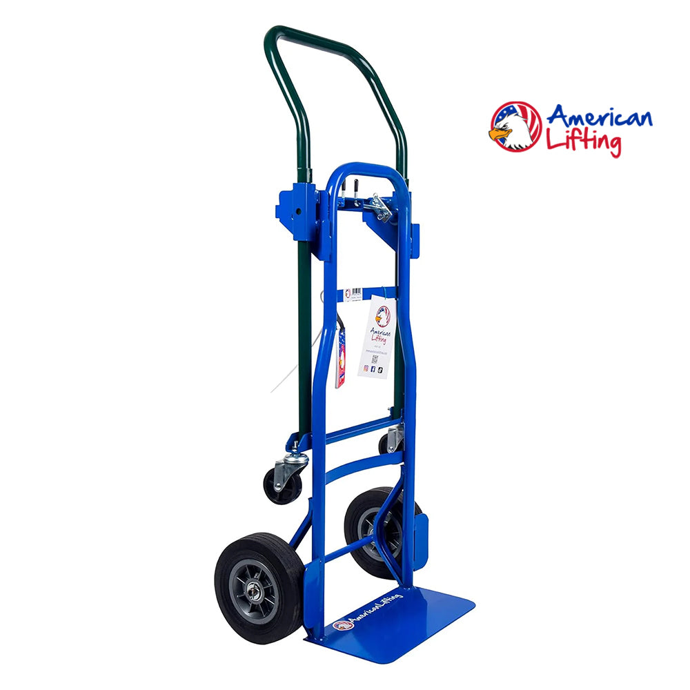Multi-Position Incline 600 lb Capacity Hand Truck, Dolly and Cart (AL8600)