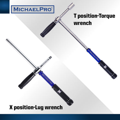 1/2-inch Drive Click Through Torque Wrench With Sockets (MP001002) - MichaelPro